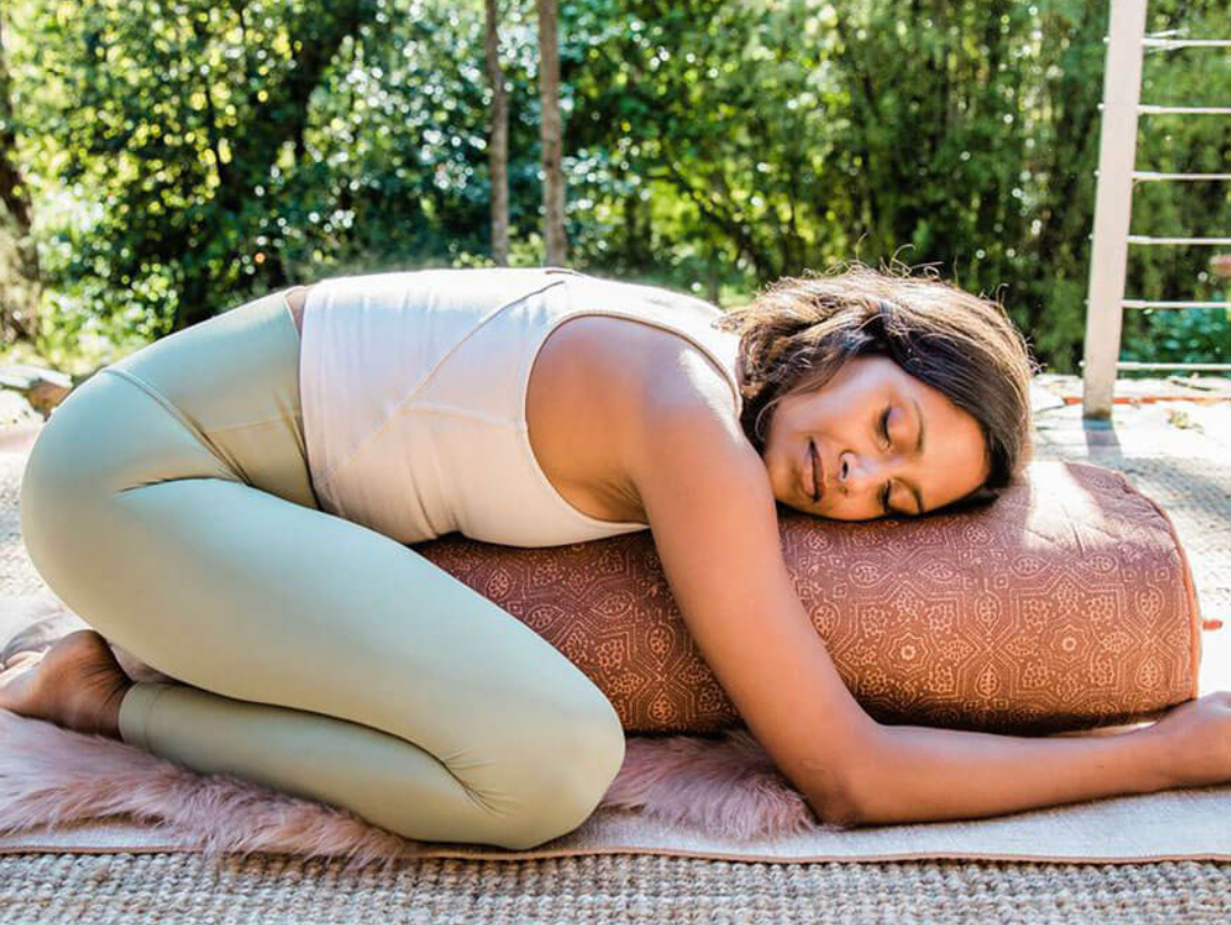 how to use a yoga bolster