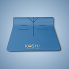 extra thick anti skid yoga mat for men and women by kosha yoga co