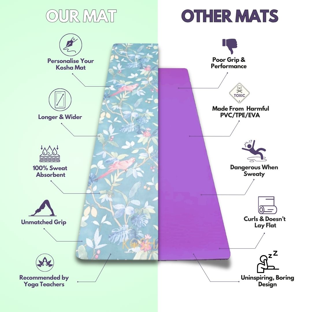 Kosha yoga mat compare, best yoga mat