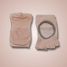 cotton socks for yoga pilates working out travel yoga mat kosha yoga co in peach colour