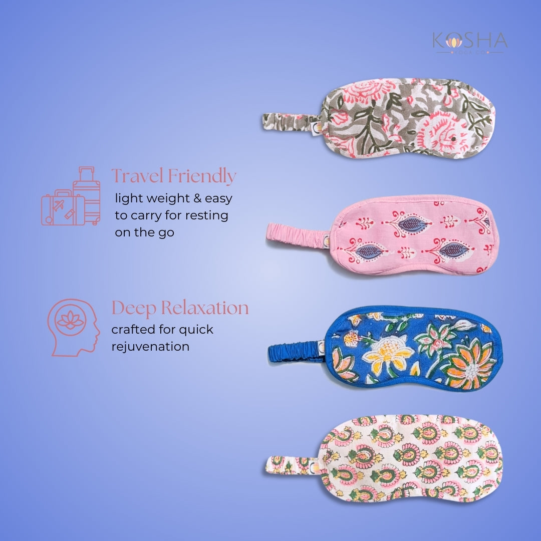 Aromatherapy wellness kit by kosha yoga in Blue colour print