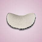Crescent half moon meditation cushion made from recycled materials