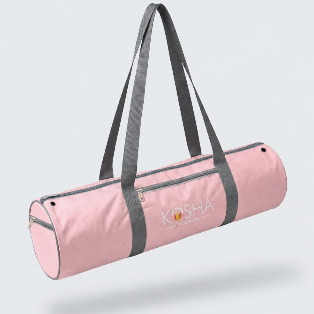 Yoga mat bag with pockets for all yoga mats by kosha yoga co