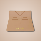 extra long extra wide yoga mat in pink colour for women and men made by yoga teachers in India by kosha yoga co