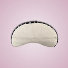 Crescent half moon meditation cushion made from recycled materials