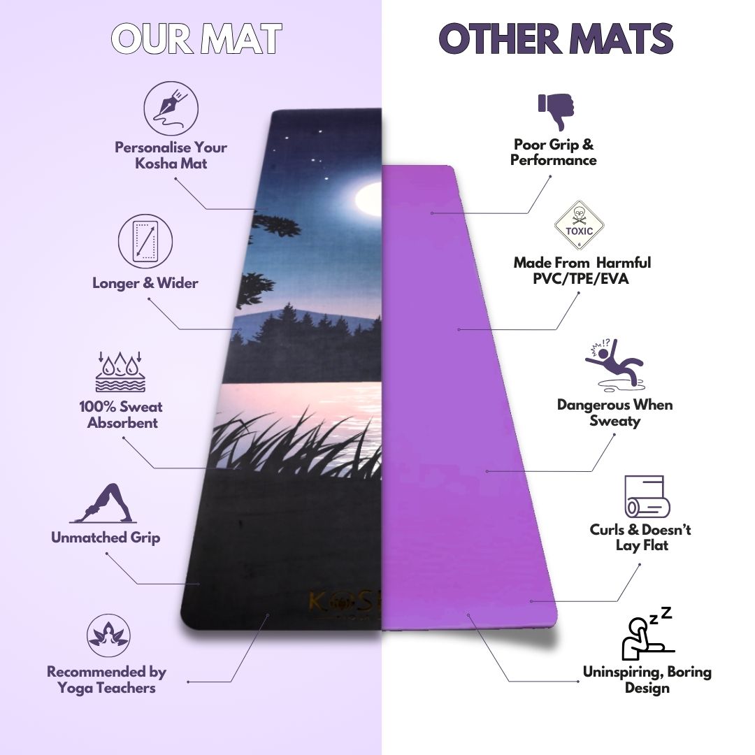 Kosha yoga mat compare, best yoga mat