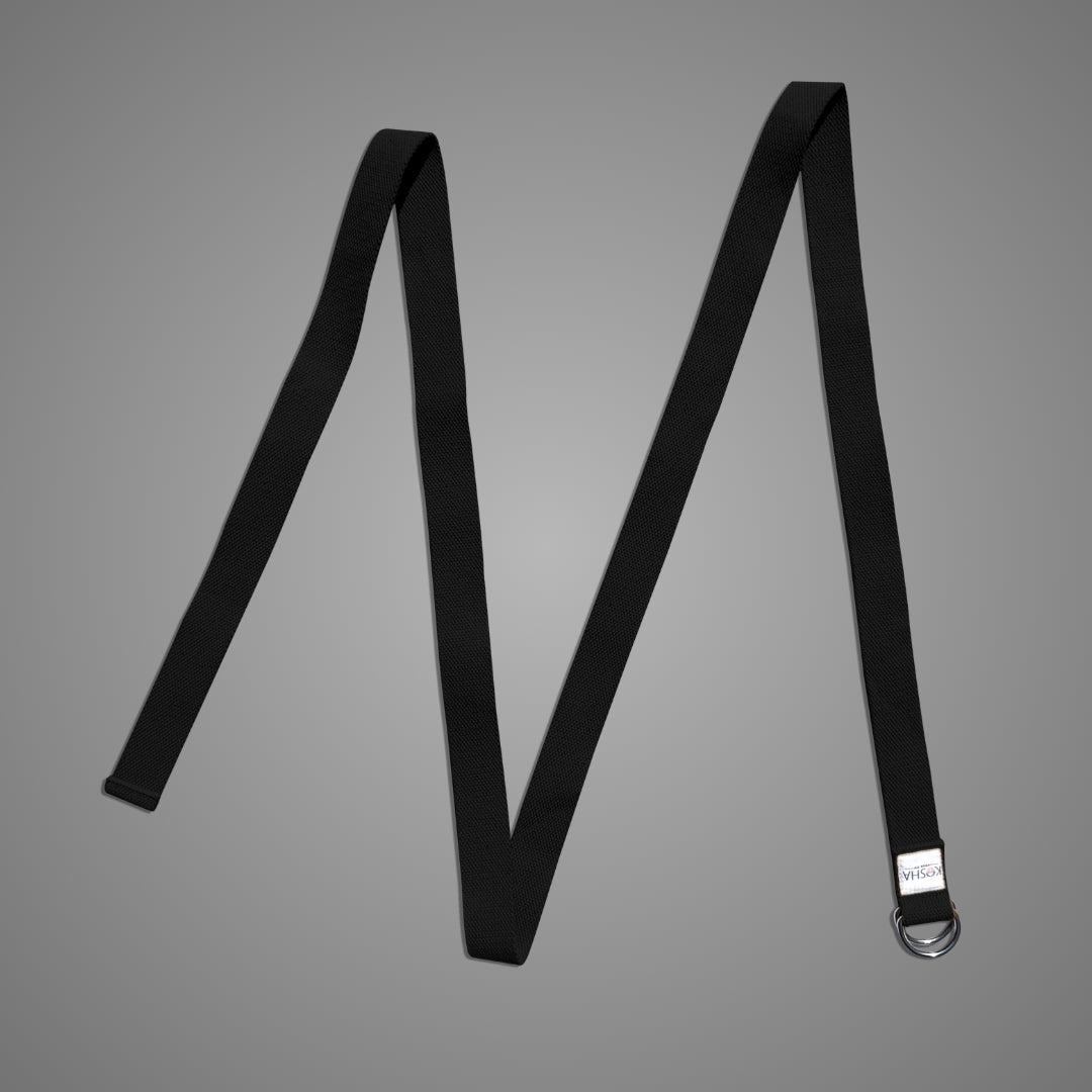 extra long stretching belt yoga prop by kosha yoga co