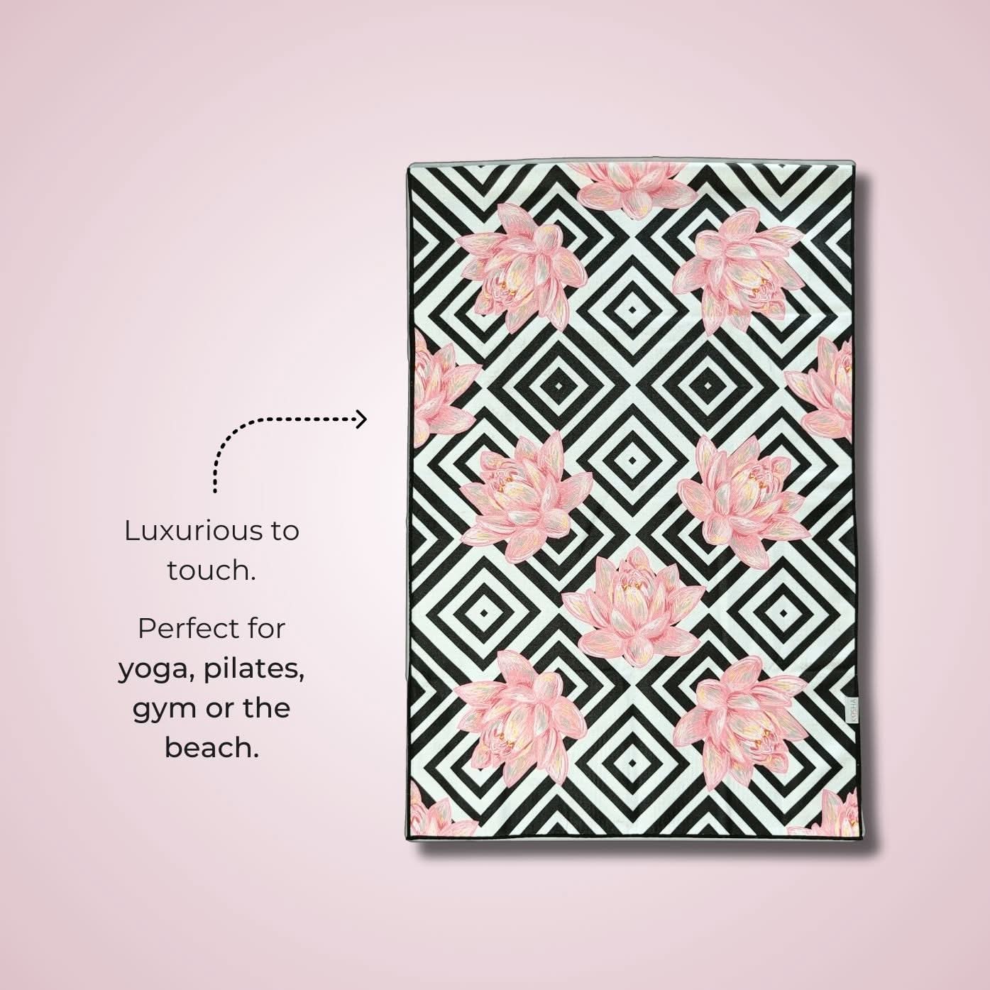 extra long super soft travel yoga mat by kosha yoga co