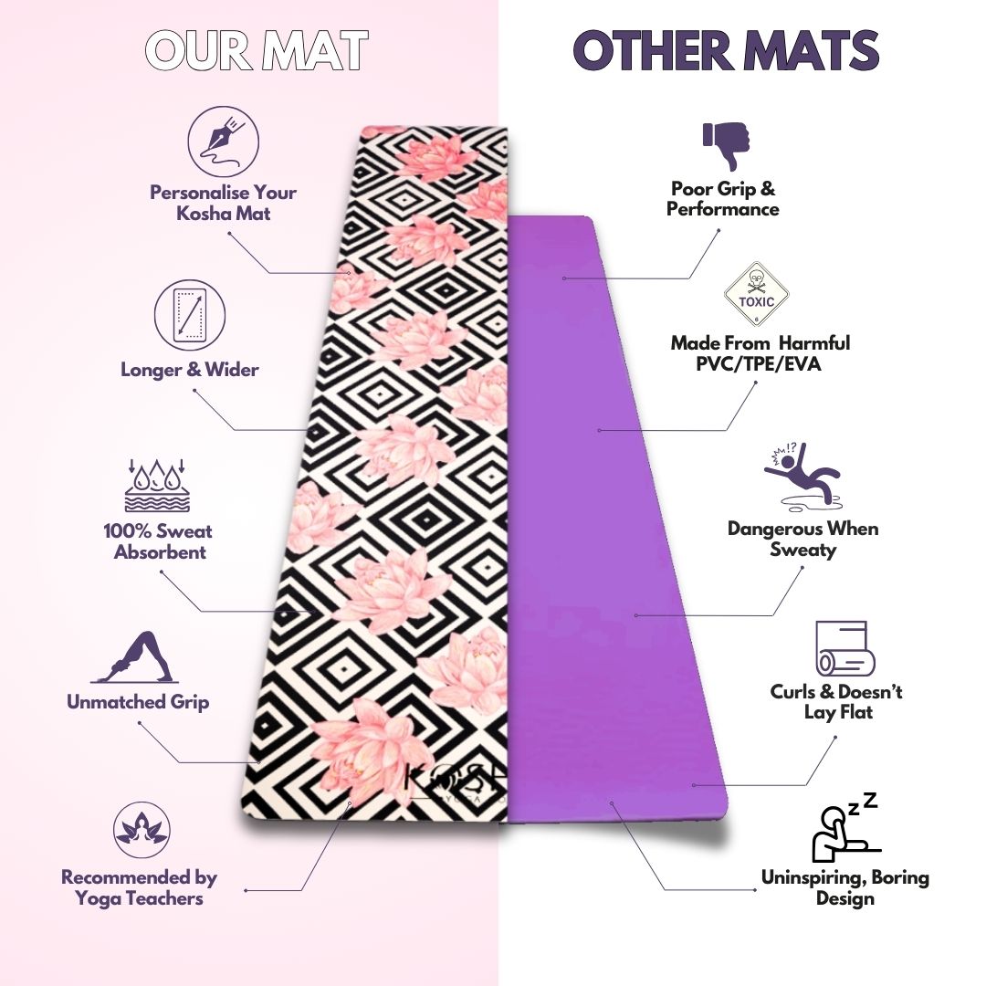 Kosha yoga mat compare, best yoga mat