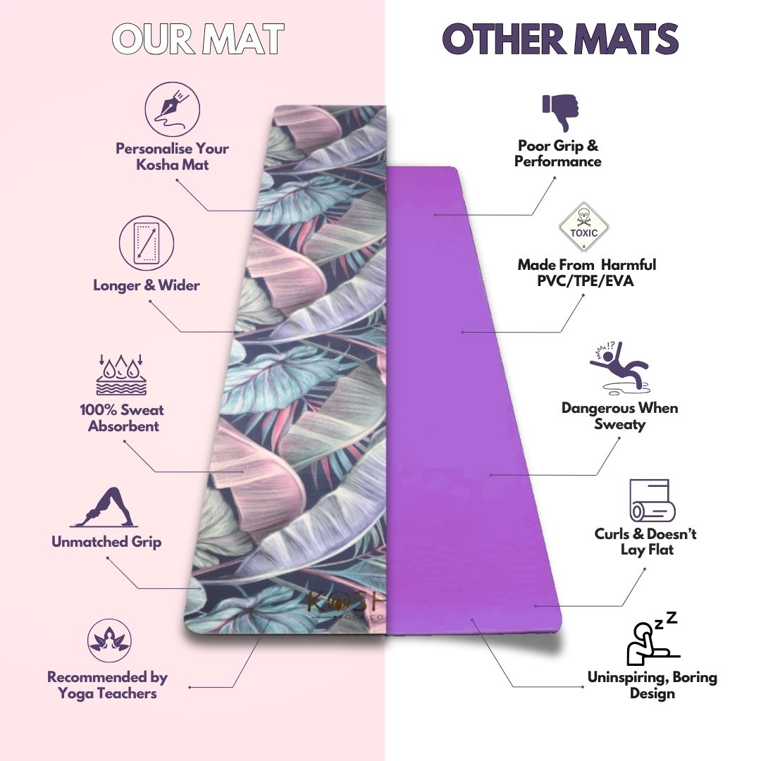 Kosha yoga mat compare, best yoga mat