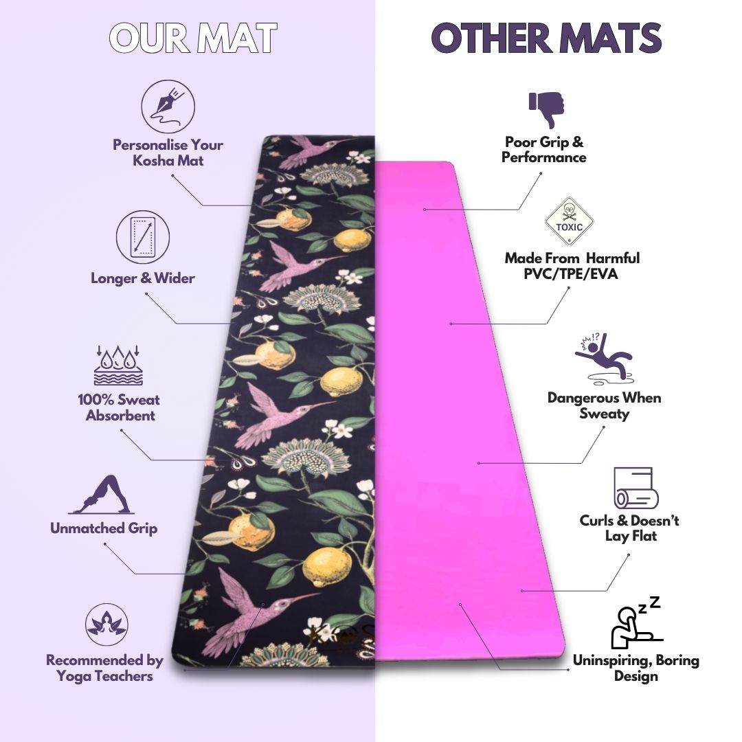 Kosha yoga mat compare, best yoga mat