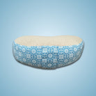 Organic meditation seat by kosha yoga co made by hand in blue colour