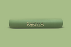Extra long Sweat Absorbent Non Slip Rubber Yoga Mat With Alignment Lines In green Colour By Kosha Yoga Co