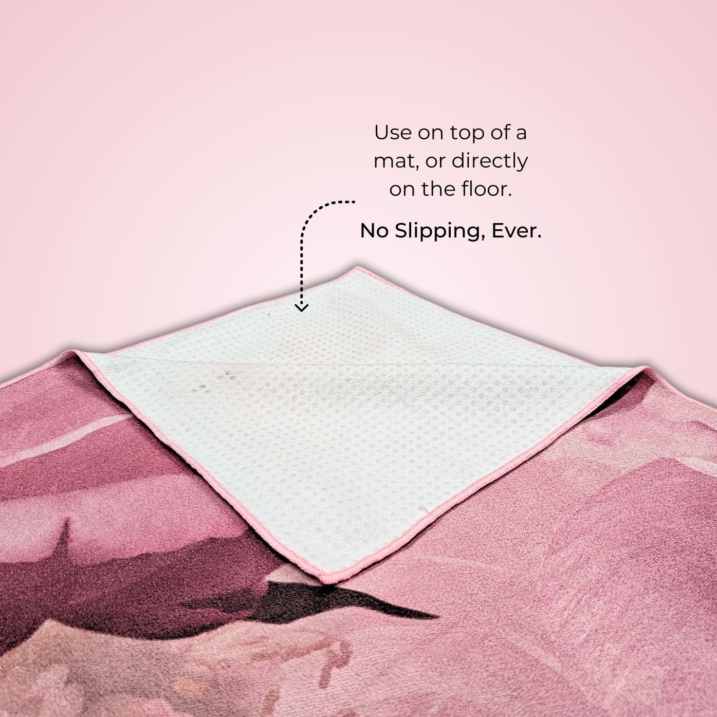 hot yoga towel non slip sweat absorbent machine washable soft to touch in prints by kosha yoga co