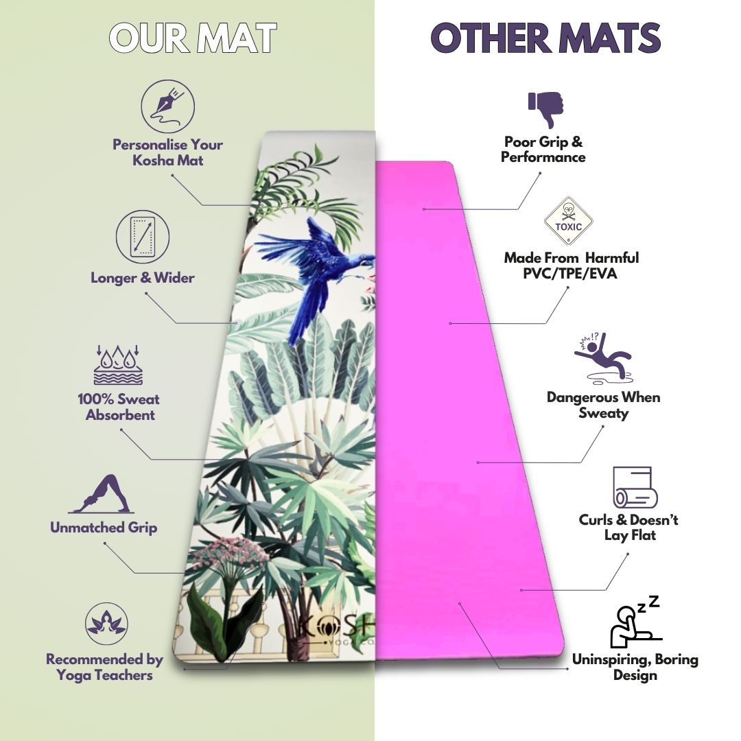Kosha yoga mat compare, best yoga mat