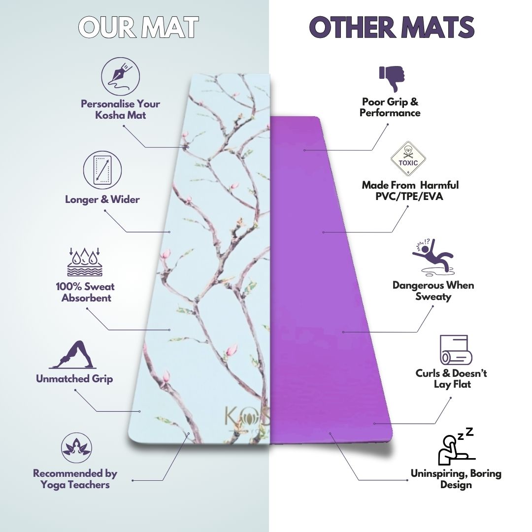 Kosha yoga mat compare, best yoga mat