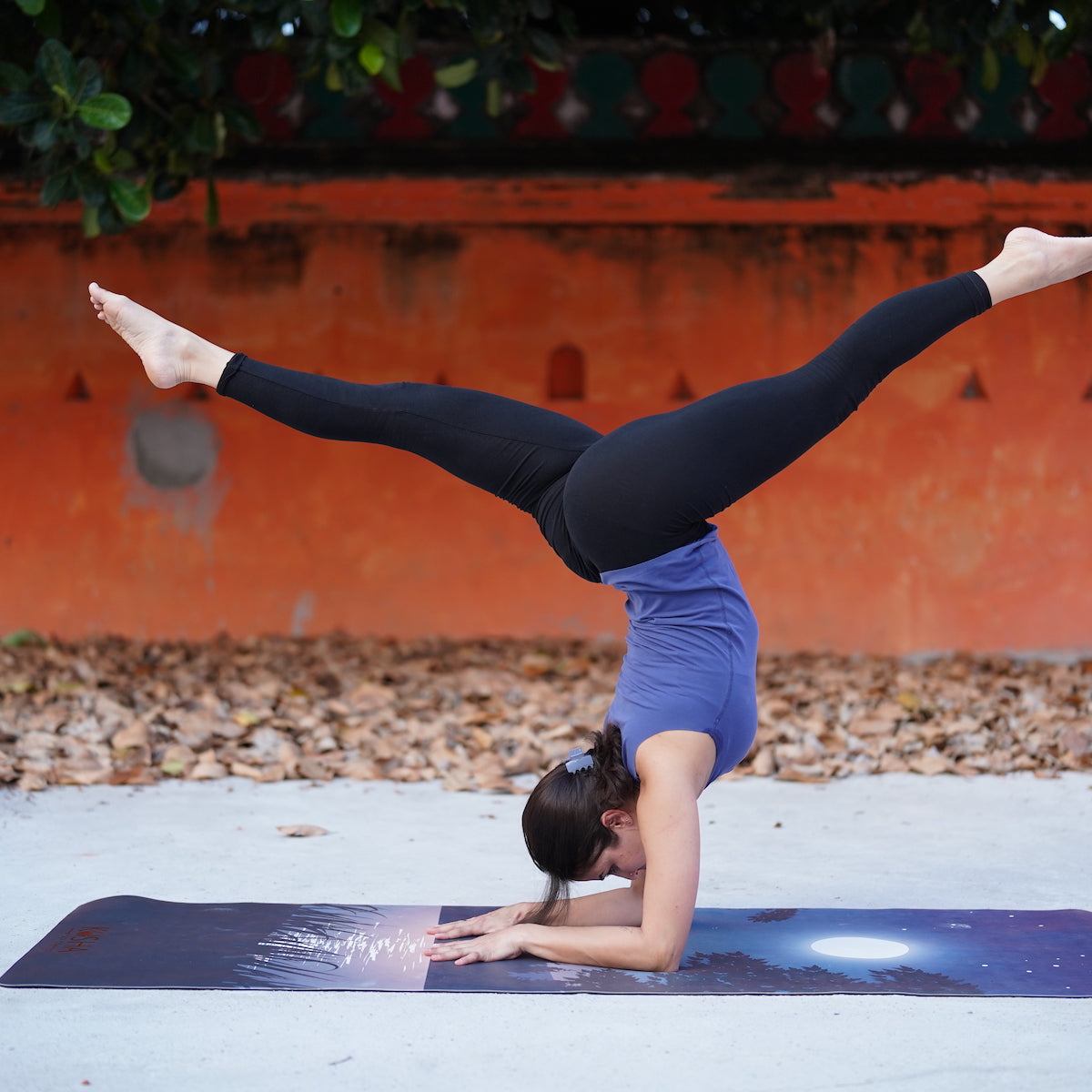 moon print yoga mat design kosha yoga co