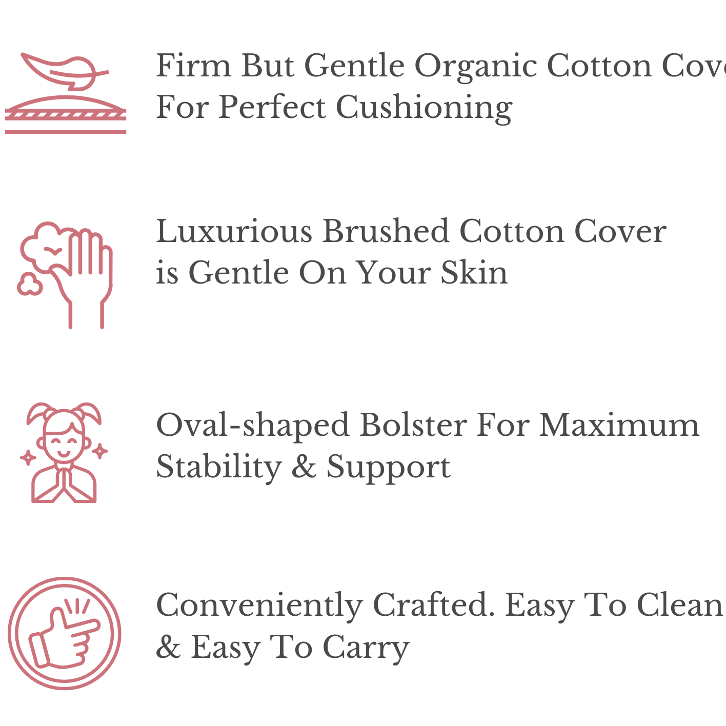 features of yoga bolster