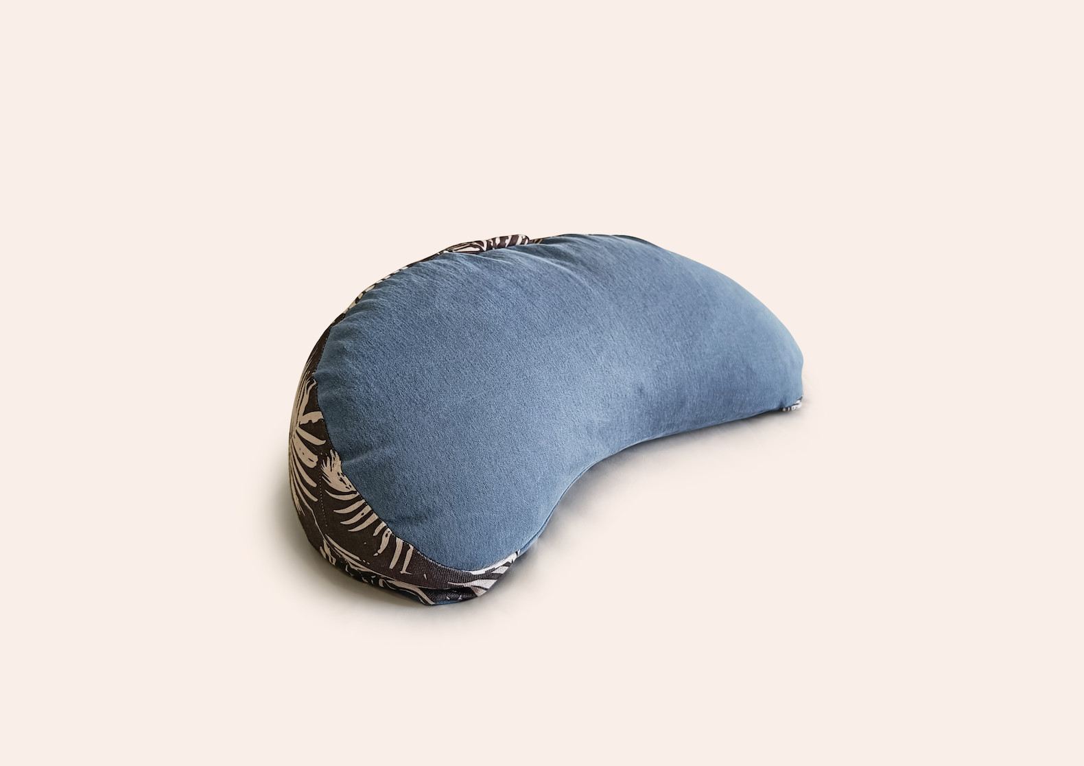 half moon shape meditation pillow