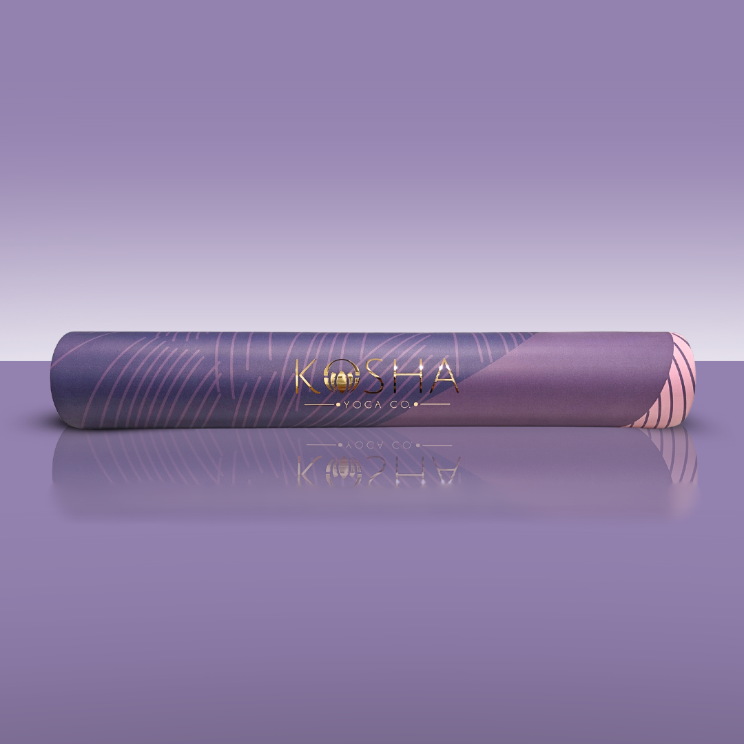 Kosha Yoga mat with print for women