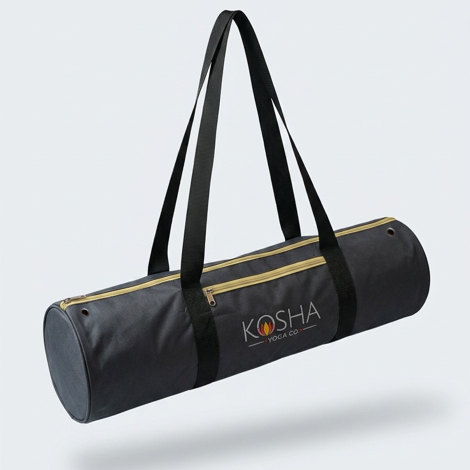 Yoga mat cover with cream zipper