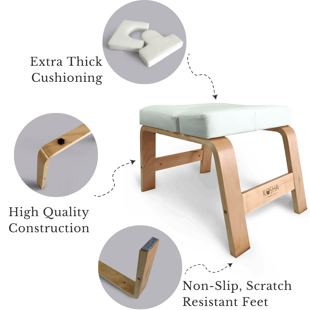 Headstand chair features by kosha yoga co