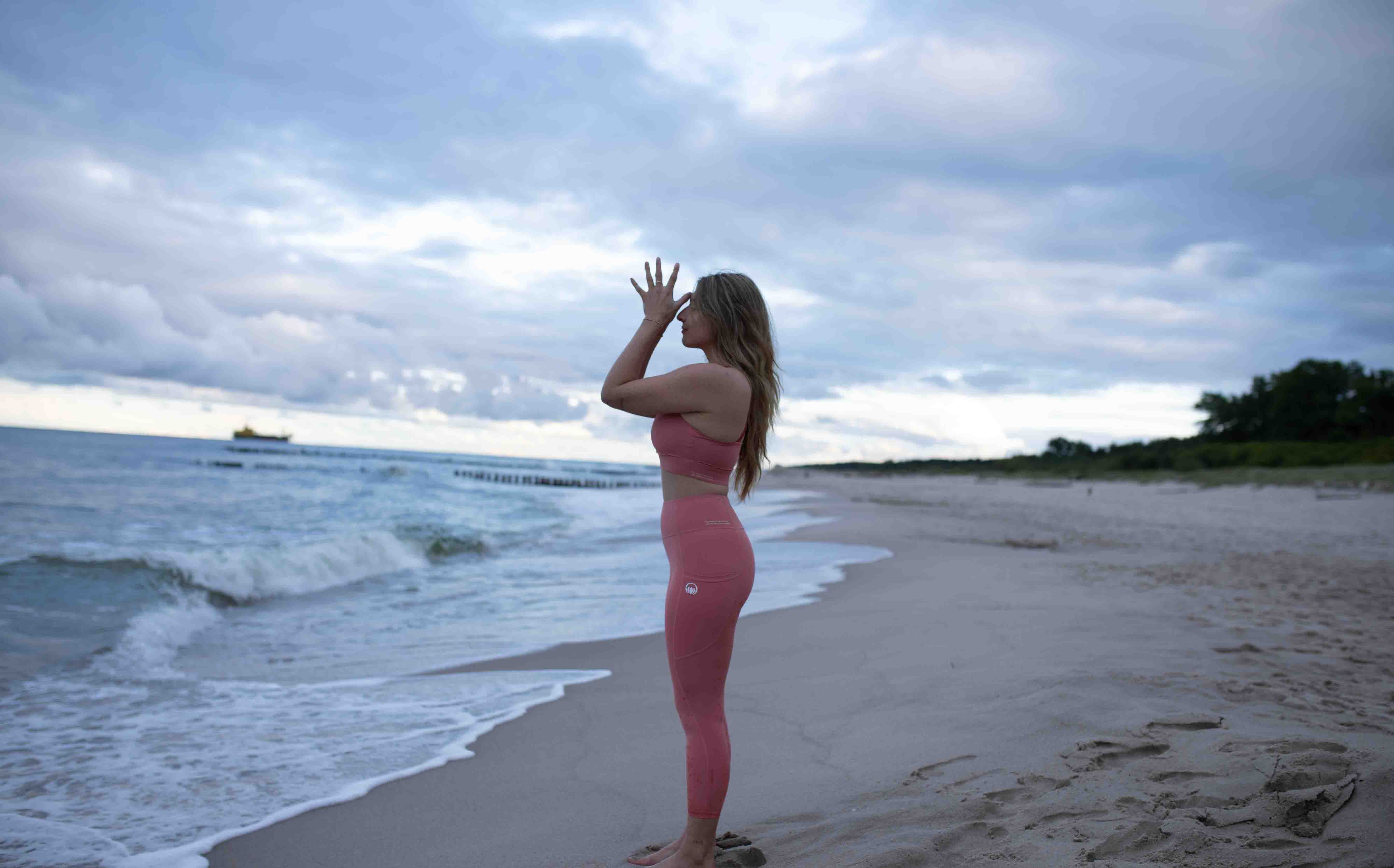 kosha yoga co athliesure from recycled ocean waste