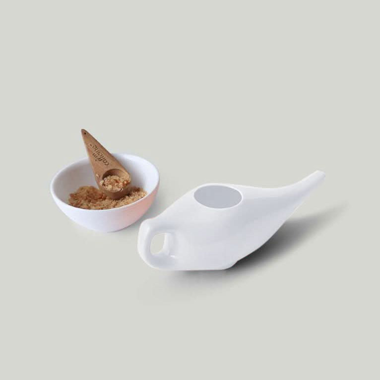 Cermaic Jal Neti pot by kosha yoga co