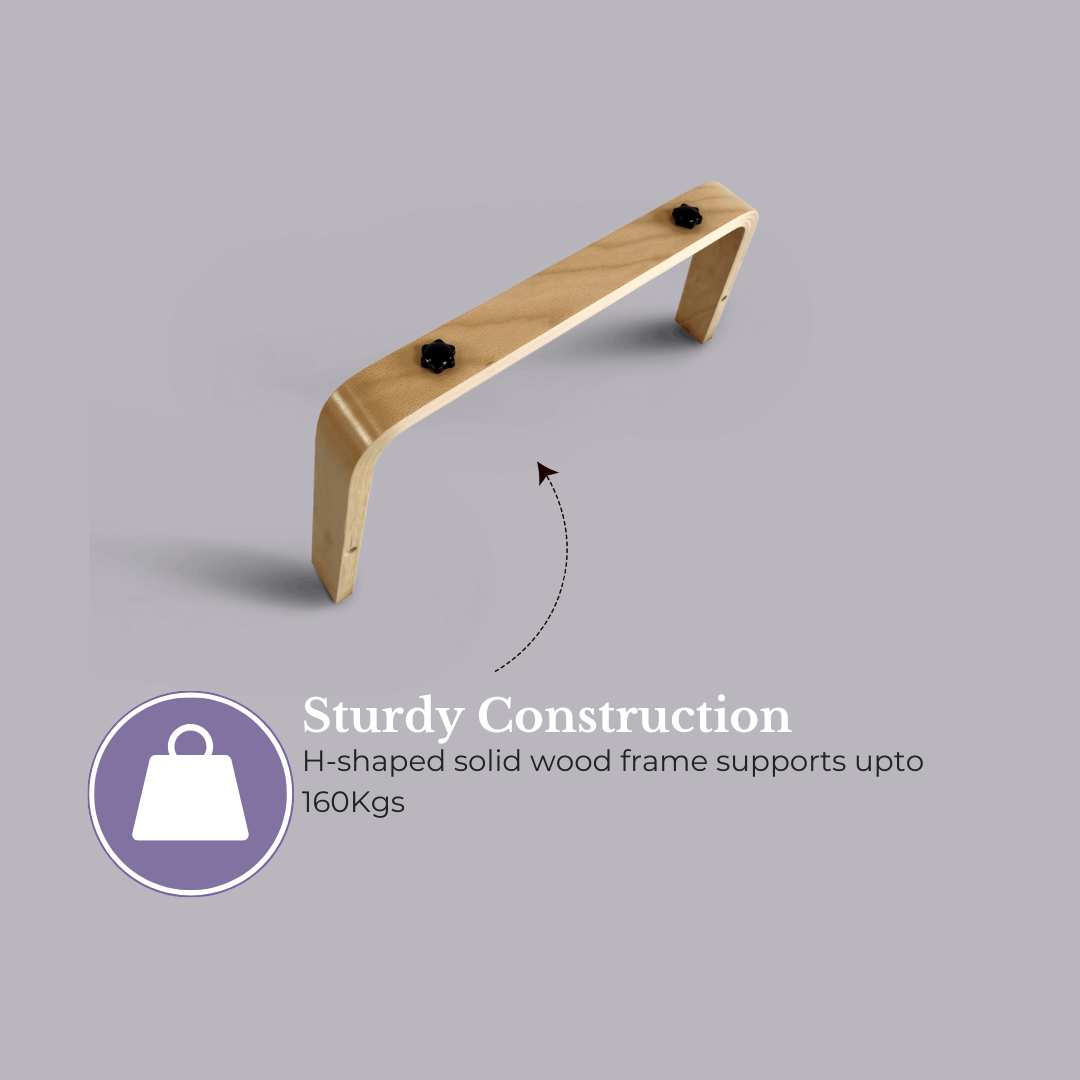 Wooden Yoga Bench By Kosha Yoga Co