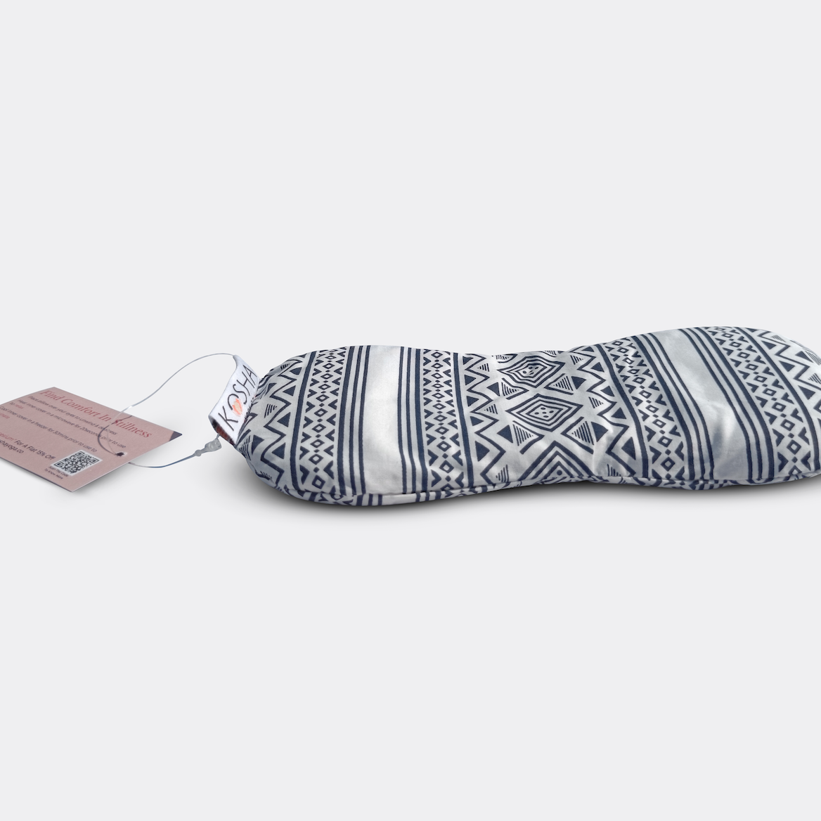 Organic Cotton relaxation eye pillow with lavender and flaxseed by kosha yoga co