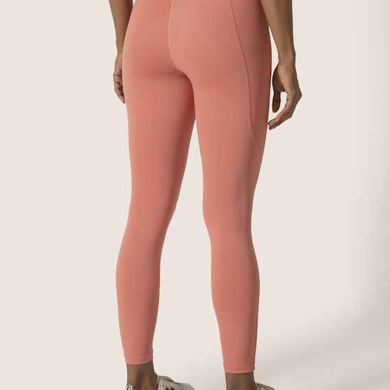 Sustainable activewear made out of recycled materials by Kosha Yoga Co. Squat proof, stretchable leggings for yoga, gym, workouts, running.