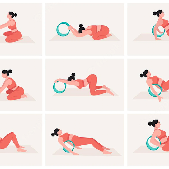 How to use a yoga wheel