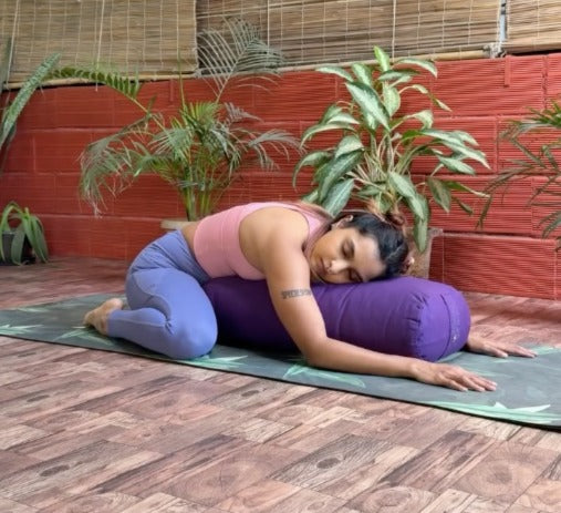 how to use a yoga bolster