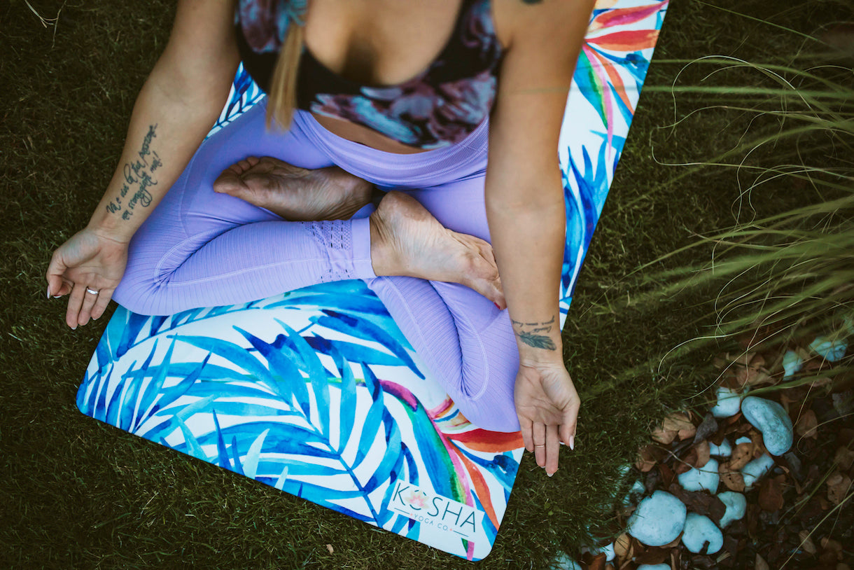 Kosha Yoga Co Microfibre yoga mat