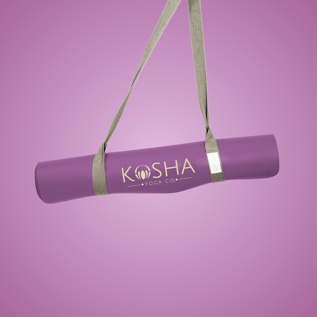 yoga mat with free carry strap