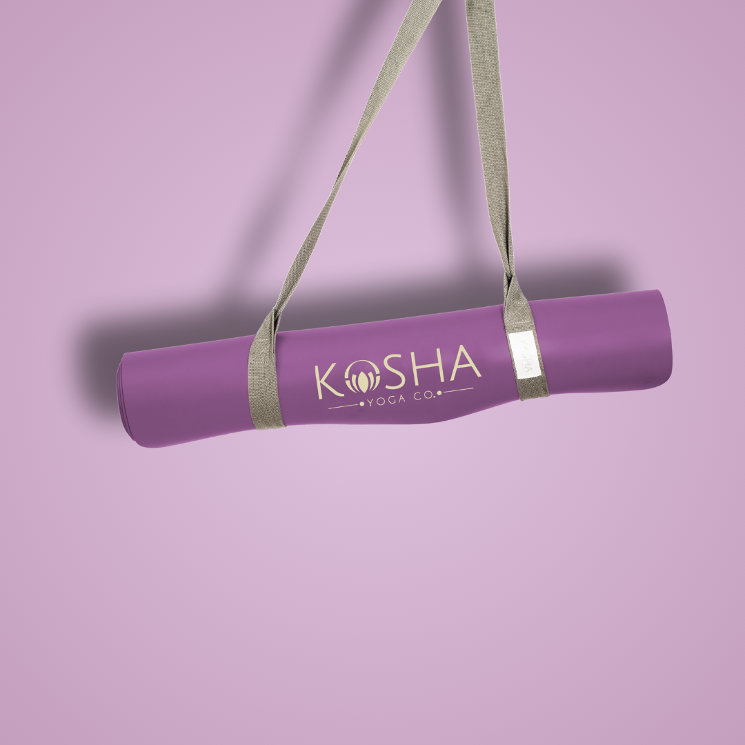 yoga mat with free carry strap