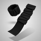 black ankle & wrist weights that are non slip and waterproof for all day comfort by kosha yoga co