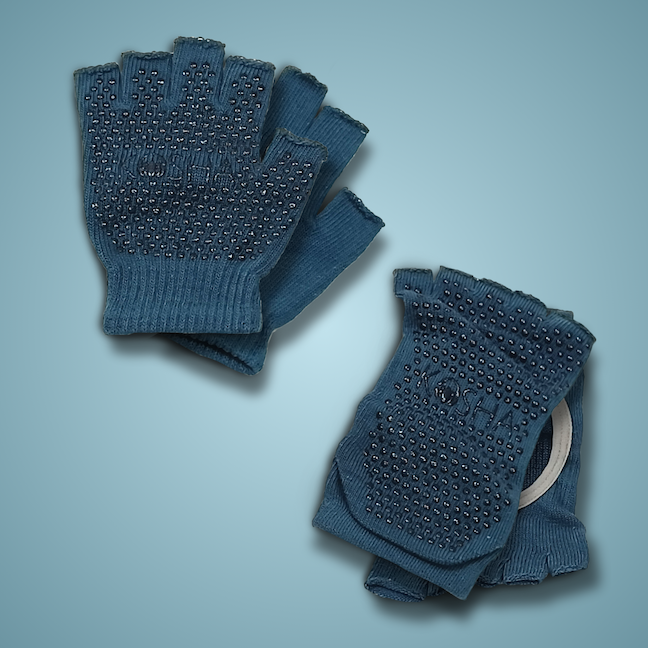 cotton gloves and socks for yoga pilates working out travel yoga mat kosha yoga co in teal colour for men