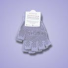 half finger gloves for yoga while travelling non slip sweat absorbent yoga accessory