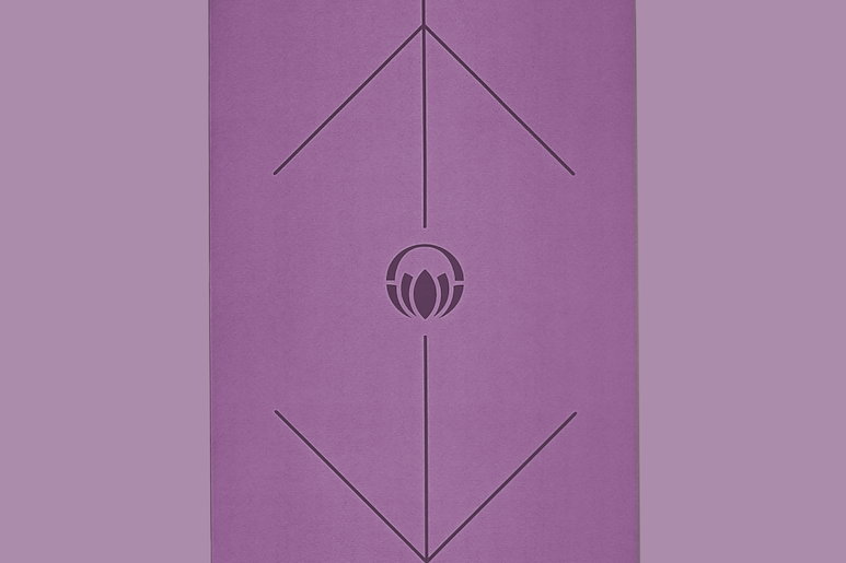 extra thick yoga mats for maximum comfort in purple colour by kosha yoga co