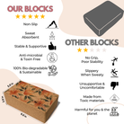 Yoga Blocks Bricks By Kosha Yoga Co. India best yoga prop