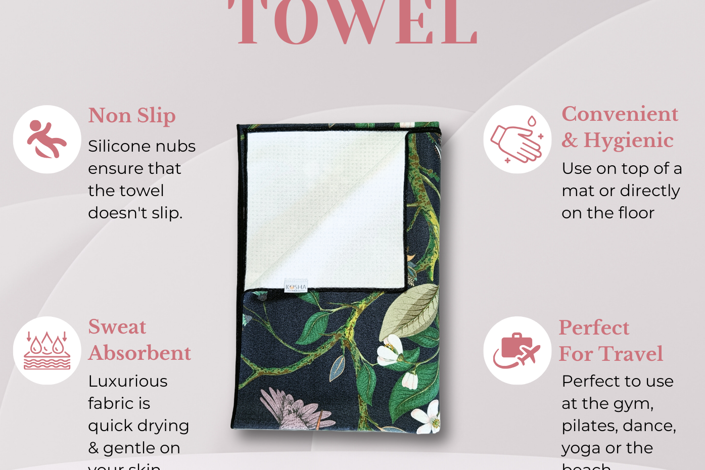 best towel for yoga and travel