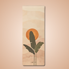 Extra wide extra long Kosha Yoga mat with calming print