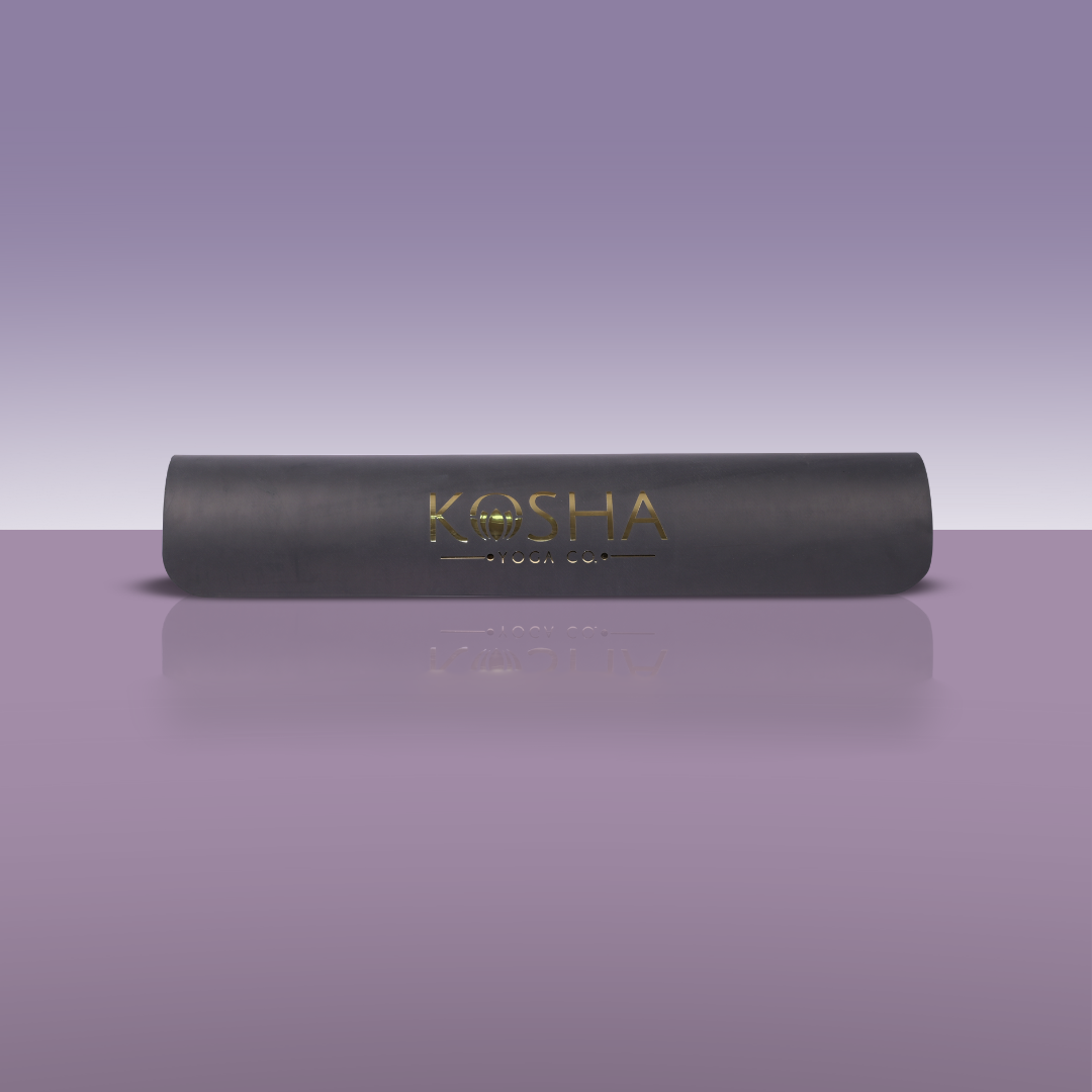 unisex yoga mat from natural rubber by kosha yoga co