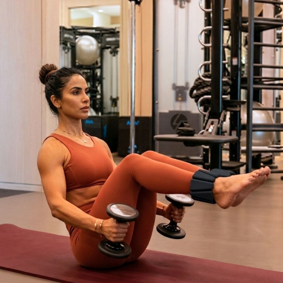 black silicone ankle & wrist weights that are non slip and waterproof for all day comfort use by kosha yoga co