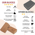 Yoga Blocks Bricks By Kosha Yoga Co. India best yoga prop