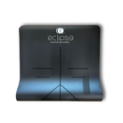 black colour custom logo yoga mat by kosha yoga co