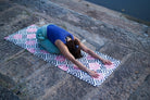 extra wide extra long eco friendly rubber mat  by kosha yoga co