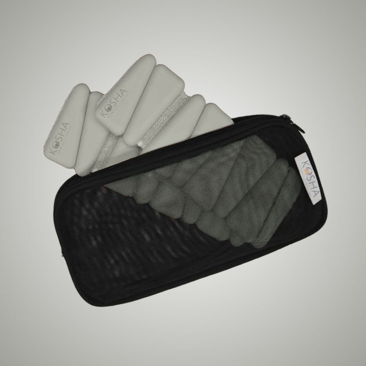 blue silicone ankle & wrist weights that are non slip and waterproof for all day comfort by kosha yoga co