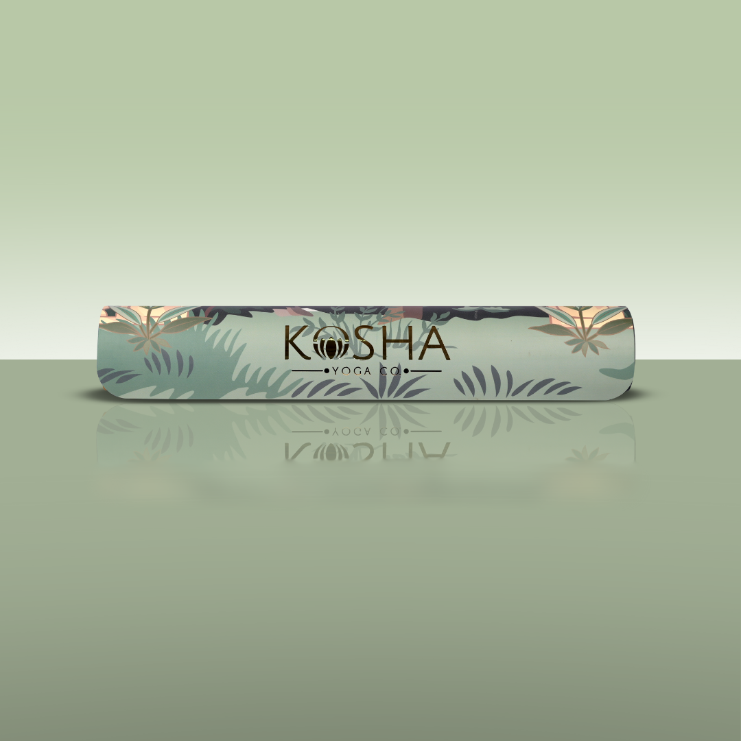 eco friendly beautiful yoga mat by kosha yoga co